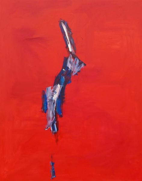 laktong_abstract in red_120cm x 180cm, oil on canvas, 2011_0